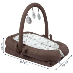 Sevibaby Brown Reflux Multifunctioneel Draagbaar Babynest 275-149 -Beste Babyproducten sevibaby nougat reflux multifunctioneel draagbaar babynest 275 149 5 1