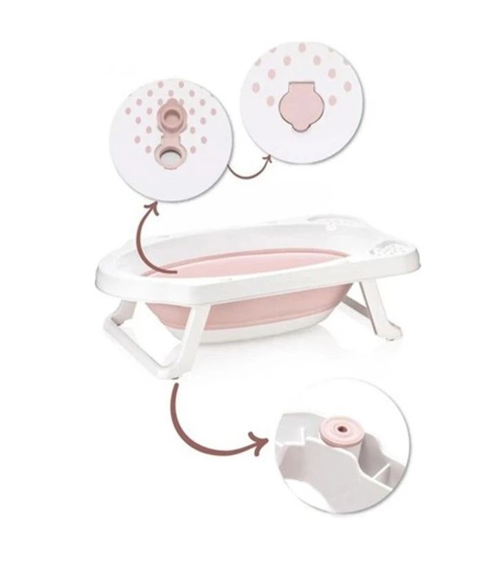 Sevibaby Roze Opvouwbaar Badje 365-2 2 Sevibaby Roze Opvouwbaar Badje 365-2 - Afbeelding 2