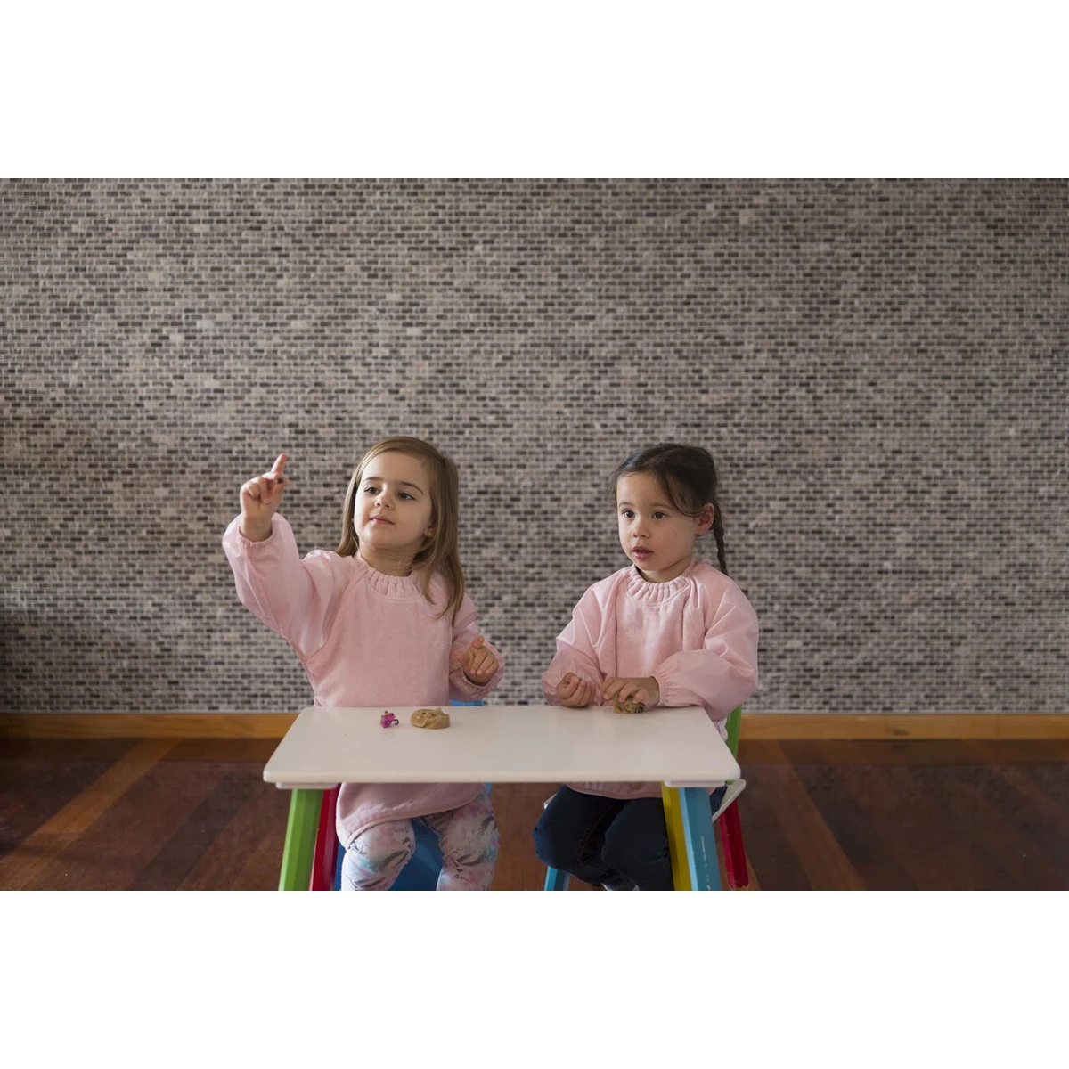 Silly Billyz Towel Antique Pink Messy Eater Slab 117318 3 Silly Billyz Towel Antique Pink Messy Eater Slab 117318 - Afbeelding 3