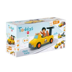 Toddys Chris Carry Educatieve Modulaire Speelgoedauto Met Pop TO-0123 -Beste Babyproducten toddys chris carry educatieve modulaire speelgoedauto met pop 2