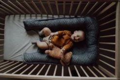 Zaffiro Graphite Leaves Babynest 0985 -Beste Babyproducten zaffiro babynest2 4