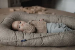 Zaffiro Graphite Leaves Babynest 0985 -Beste Babyproducten zaffiro graphite leaves babynest 0985 1