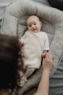 Zaffiro Graphite Leaves Babynest 0985 -Beste Babyproducten zaffiro graphite leaves babynest 0985 2