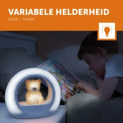 Zazu Billy Beer Bruin Nachtlampje ZA-BILLY-02 -Beste Babyproducten zazu billy beer bruin nachtlampje za billy 02 4