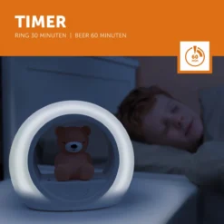 Zazu Billy Beer Bruin Nachtlampje ZA-BILLY-02 -Beste Babyproducten zazu billy beer bruin nachtlampje za billy 02 5