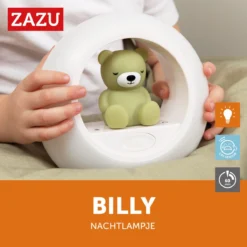 Zazu Billy Beer Groen Nachtlampje ZA-BILLY-01 -Beste Babyproducten zazu billy beer groen nachtlampje za billy 01 1 1