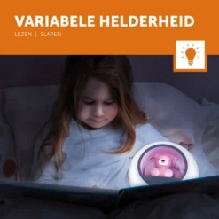 Zazu Billy Beer Paars Nachtlampje ZA-BILLY-03 -Beste Babyproducten zazu billy beer paars nachtlampje za billy 03 6