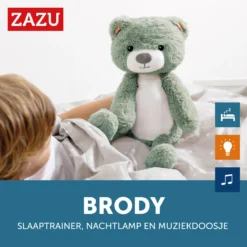 Zazu Brody De Beer Blauw Slaaptrainer ZA-BRODY-02 -Beste Babyproducten zazu brody de beer blauw slaaptrainer sfeer 9