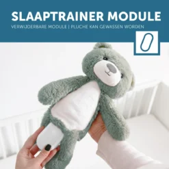 Zazu Brody De Beer Blauw Slaaptrainer ZA-BRODY-02 -Beste Babyproducten zazu brody de beer roze slaaptrainer sfeer 1
