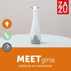 Zazu Gina Giraffe Grijs Zaklamp En Nachtlampje ZA-GINA-01 11 Zazu Gina Giraffe Grijs Zaklamp En Nachtlampje ZA-GINA-01 -Beste Babyproducten zazu gina giraffe grijs zaklamp en nachtlampje za gina 01 4